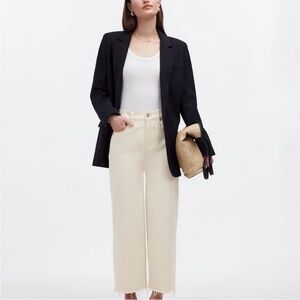 The Perfect Vintage Wide-Leg Crop Jean in Vintage Canvas